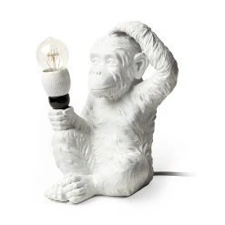 Top 10 🛒 Mercana Simia White Resin Playful Monkey Table Lamp - 9"W X 9"D X 12"H 👍 -Mercana Shop Mercana Simia 281222H29 White Resin Playful Monkey Table Lamp 1