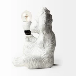 Top 10 🛒 Mercana Simia White Resin Playful Monkey Table Lamp - 9"W X 9"D X 12"H 👍 -Mercana Shop Mercana Simia 281222H29 White Resin Playful Monkey Table Lamp 2