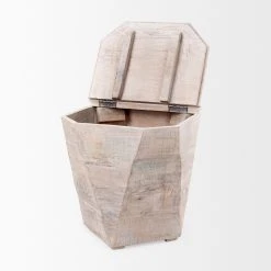 Cheap 👍 Mercana Stowe II 23L X 21W X 20H Octagonal Light Brown Solid Wood Side/End Table - 21.0L X 21.0W X 20.0H 🥰 -Mercana Shop Mercana Stowe II 23L x 21W x 20H Octagonal Light Brown Solid Wood Side End Table 2