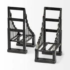 Coupon 👏 Mercana Suspension Wrought Iron Suspension Bridge Bookend - 19.0L X 3.9W X 10.0H 🎉 14 Coupon 👏 Mercana Suspension Wrought Iron Suspension Bridge Bookend - 19.0L X 3.9W X 10.0H 🎉 -Mercana Shop Mercana Suspension Wrought Iron Suspension Bridge Bookend 2