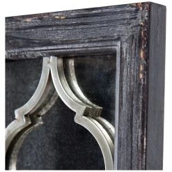 Best Pirce 🤩 Mercana Umminal Antiqued Silver Wood Frame W/Glass & Metal Wall Candle Holder - 8"W X 5"D X 24.5"H ❤️ -Mercana Shop Mercana Umminal Black Wood Candle Holder b90c6365 652c 4dcd ae1f bd808f15c437