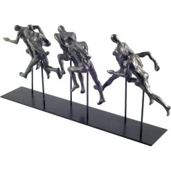 Brand new 🌟 Mercana Vangelis II Gray Resin Sprinters - 17.7L X 4.5W X 7.5H 🛒 -Mercana Shop Mercana Vangelis II Decorative Object 2