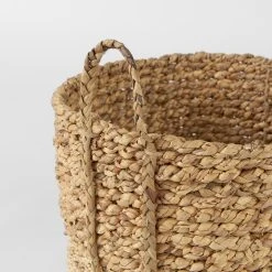 Best deal 🥰 Mercana Morocco 15.7L X 15.7 (Set Of 3) Brown Two Tone Water Hyacinth And Cornhusk Round Basket W/ Handles ⭐ -Mercana Shop Morocco 15.7L x 15.7 28Set of 329 Brown Two Tone Water Hyacinth and Cornhusk Round Basket W Handles 3