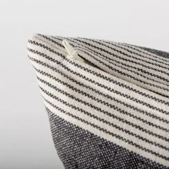 Cheap ✔️ Mercana Nancy Beige With Black Stripe Detail Decorative Pillow Cover ⭐ -Mercana Shop Nancy 14 x 26 Beige With Black Stripe Detail Decorative Pillow Cover 7