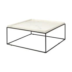 Best reviews of 🎁 Mercana Nathan II 18" X 20" Square Top White Marble And Black Metal End/Side Table ⌛ -Mercana Shop Nathan II 1822 x 2022 Square Top White Marble and Black Metal End Side Table 9