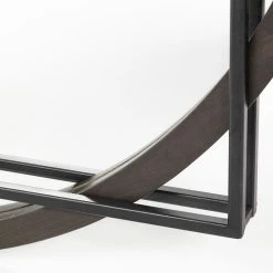 Deals 😉 Mercana Norbert 46" Round-Square Black Wood/Metal Frame Mirror - 46.0L X 2.5W X 46.0H 🔔 -Mercana Shop Norbert 4622 Round Square Black Wood Metal Frame Mirror 5