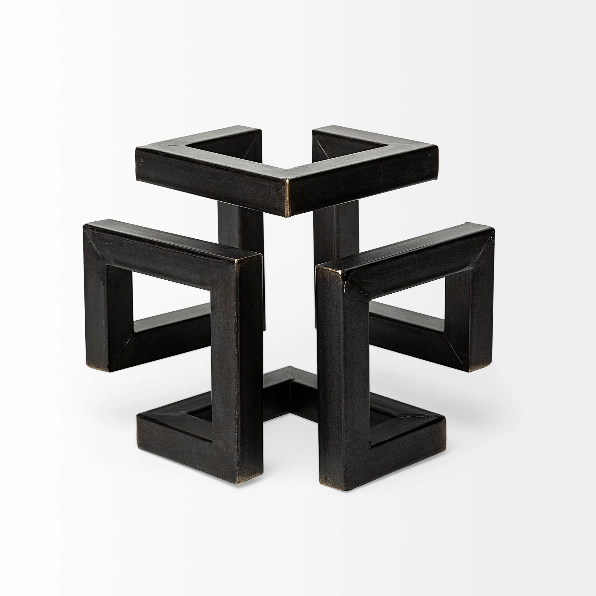 Cheapest ๐ฅฐ Mercana Octothorp Black Metal Cube-Like Sculpture - 8"W X 8"D X 8"H ๐ 3 Cheapest ๐ฅฐ Mercana Octothorp Black Metal Cube-Like Sculpture - 8"W X 8"D X 8"H ๐ - Image 3