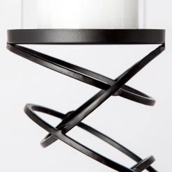 Best deal 💯 Mercana Omega II Medium Black Metal Stacked Ring Table Candle Holder - 4.8"W X 4.8"D X 17.3"H ⌛ -Mercana Shop Omega II 28Medium29 2