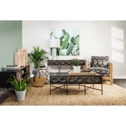 Hot Sale 🎉 Mercana Pallu 18.75"H Dhurrie Cotton Cover W/Four Wooden Legs Ottoman 🌟 -Mercana Shop Pallu 18.7522H Dhurrie Cotton Cover w Four Wooden Legs Ottoman