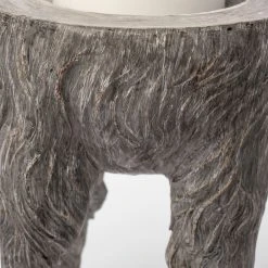 Best Pirce 👏 Mercana Pan Small Gray Ceramic Hoofed Table Candle Holder 😍 -Mercana Shop Pan Small Gray Ceramic Hoofed Table Candle Holder 2