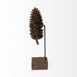 Best reviews of 🎁 Mercana Pinterra (Large) 4L X 4W Brown Resin Pinecone Replica 👏 -Mercana Shop Pinterra 28Large29 4L x 4W Brown Resin Pinecone Replica 2