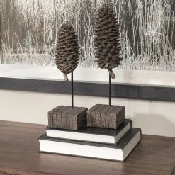 Best reviews of 🎁 Mercana Pinterra (Large) 4L X 4W Brown Resin Pinecone Replica 👏 -Mercana Shop Pinterra 28Large29 4L x 4W Brown Resin Pinecone Replica 7