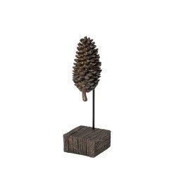 Best reviews of 🎁 Mercana Pinterra (Large) 4L X 4W Brown Resin Pinecone Replica 👏 -Mercana Shop Pinterra 28Large29 4L x 4W Brown Resin Pinecone Replica 8