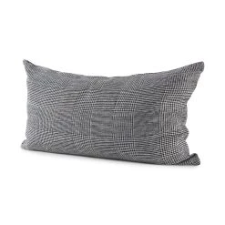 Best deal 💯 Mercana Ramone 14 X 26 White And Black Fabric Decorative Pillow Cover 💯
