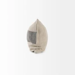 Promo ✨ Mercana Raquel Beige And Black Fabric Plaid Decorative Pillow Cover 🔔 -Mercana Shop Raquel 13L x 21W Beige and Black Fabric Plaid Decorative Pillow Cover 2