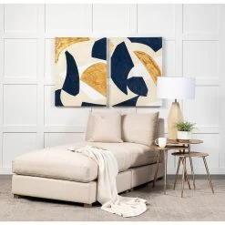 New ✨ Mercana Reva II Gold Cast Aluminum Round Top W/ 3 Legs Accent Table 🔥 -Mercana Shop Reva I 28Large29 24L x 24W Gold Round Top Cast Aluminum Accent Table 8