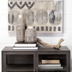 Cheapest 🔔 Mercana Riker I Small Dark Gray Cream Ceramic Vase ❤️ -Mercana Shop Riker I Small Dark Gray Cream Ceramic Vase 5