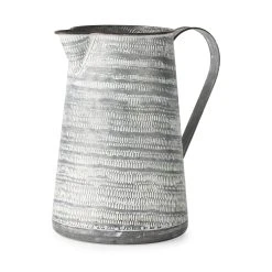 Best deal 🌟 Mercana Serena II (Large) Gray/White Textured Metal Jug 😍