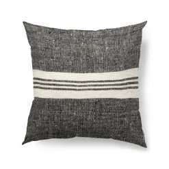 Discount 👏 Mercana Sharon Black With Stripes Decorative Pillow Cover 🧨 -Mercana Shop Sharon 14 x 26 Black With Stripes Decorative Pillow Cover 5