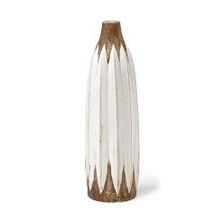 Best Pirce ✔️ Mercana Sisko I Short Rustic Brown White Ceramic Vase 🔥 -Mercana Shop Sisko I Short Rustic Brown White Ceramic Vase 7