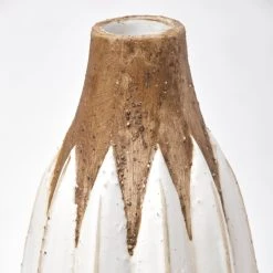Best Pirce ✔️ Mercana Sisko I Short Rustic Brown White Ceramic Vase 🔥 -Mercana Shop Sisko I Short Rustic Brown White Ceramic Vase 8