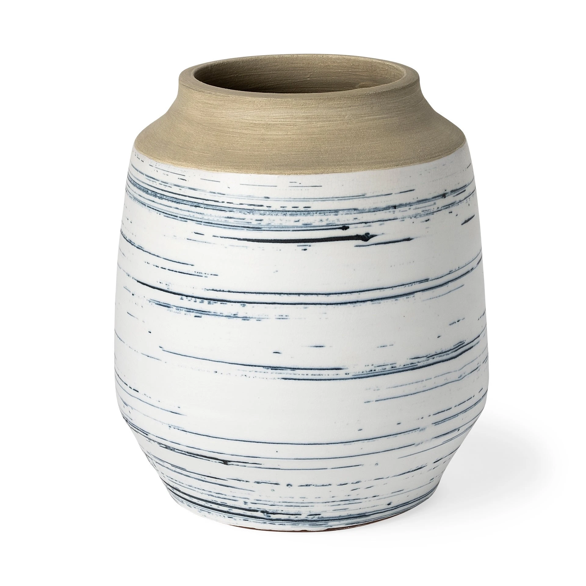 Best Pirce ๐ Mercana Sonnett Short White/Blue Ceramic Vase ๐ 9 Best Pirce ๐ Mercana Sonnett Short White/Blue Ceramic Vase ๐ - Image 9