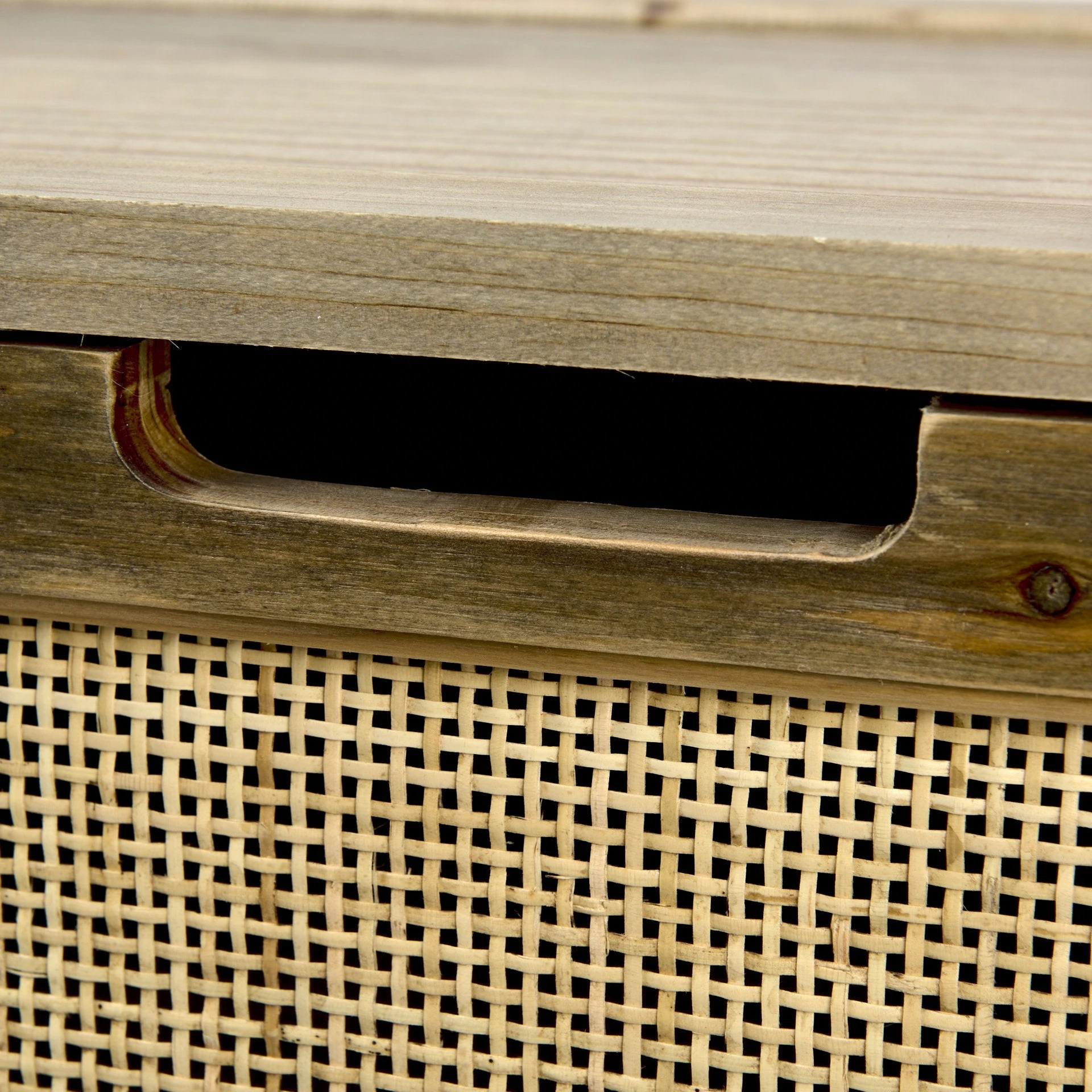 Deals ✔️ Mercana Sonny 23.6L X 15.7W X 13.8H Set Of Two Brown Wood And Wicker W/ Metal Detail Rectangular Boxes - 23.6L X 15.7W X 13.8H ❤️ 6 Deals ✔️ Mercana Sonny 23.6L X 15.7W X 13.8H Set Of Two Brown Wood And Wicker W/ Metal Detail Rectangular Boxes - 23.6L X 15.7W X 13.8H ❤️ - Image 6