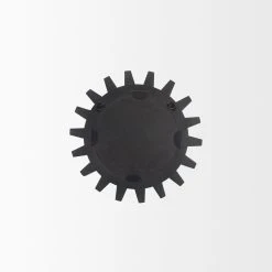 Best deal ✨ Mercana Sundance Cog 17" Round Black Wood Frame Mirror - 16.5"W X 16.5"H X 2.6"D 😍 -Mercana Shop Sundance Cog 1722 Round Black Wood Frame Mirror 3