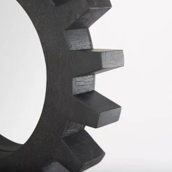 Best deal ✨ Mercana Sundance Cog 17" Round Black Wood Frame Mirror - 16.5"W X 16.5"H X 2.6"D 😍 -Mercana Shop Sundance Cog 1722 Round Black Wood Frame Mirror 4