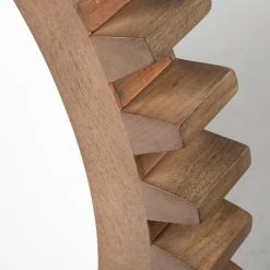 Coupon ⭐ Mercana Sunrise Cog 17" Round Brown Wood Frame Mirror 😍 -Mercana Shop Sunrise Cog 1722 Round Brown Wood Frame Mirror 12