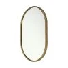 Best Sale ⭐ Mercana Sylvia I 24L X 35H Oval Gold Metal Frame Wall Mirror 🔔
