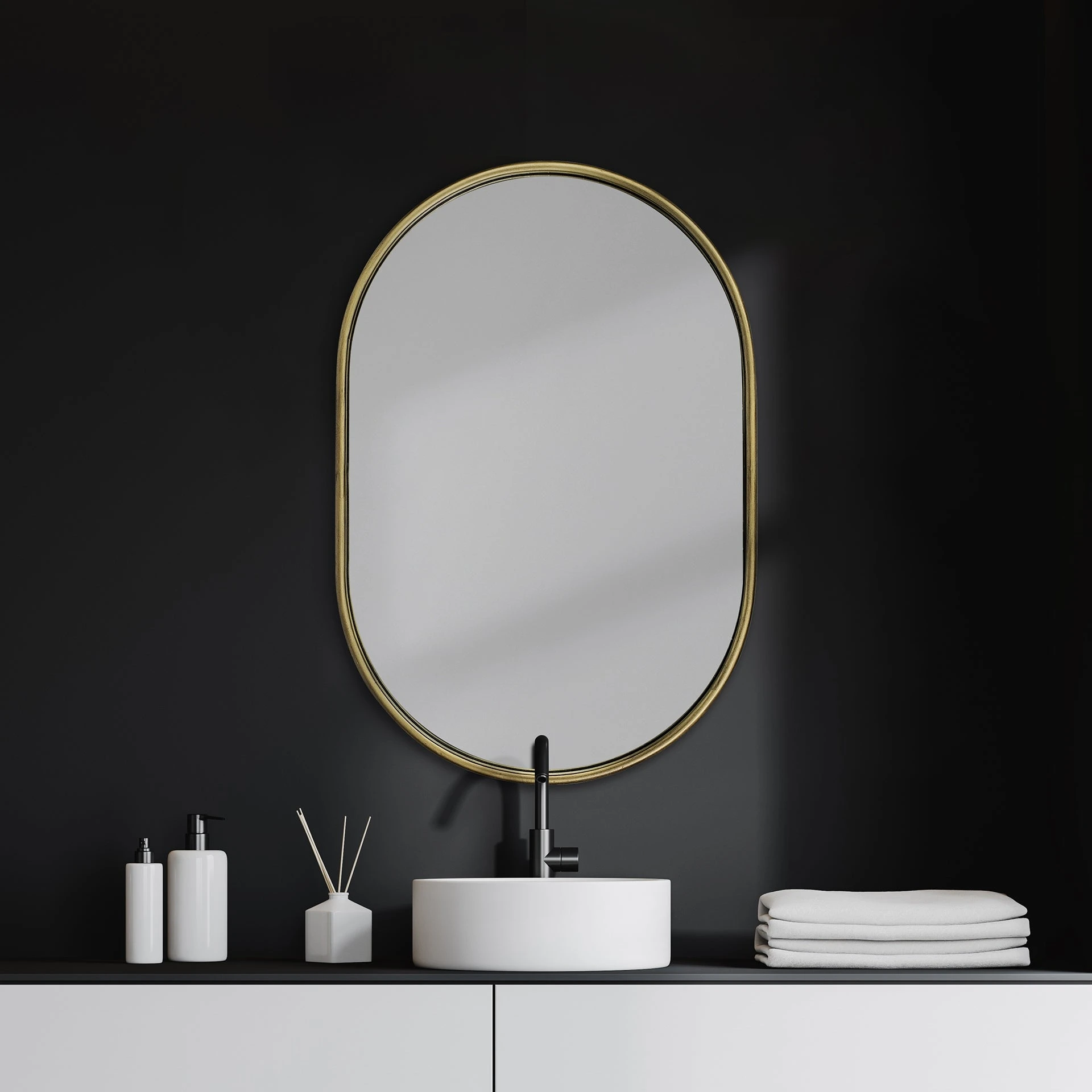 Best Sale ⭐ Mercana Sylvia I 24L X 35H Oval Gold Metal Frame Wall Mirror 🔔 6 Best Sale ⭐ Mercana Sylvia I 24L X 35H Oval Gold Metal Frame Wall Mirror 🔔 - Image 6