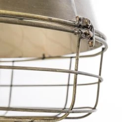 Best Pirce ✔️ Mercana Tahla Gold Toned Metal Cage Pendant Light - 14"L X 14"W X 14.5"H 🎁 -Mercana Shop Tahla Gold Toned Metal Cage Pendant Light 5