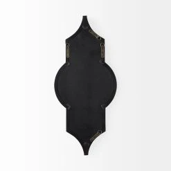 Flash Sale ⭐ Mercana Tamanar 15.0 X 3.0 X 34.1 Black Wood Frame Wall Mirror 😀 -Mercana Shop Tamanar 15.0 x 3.0 x 34.1 Black Wood Frame Wall Mirror