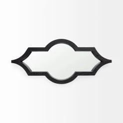 Flash Sale ⭐ Mercana Tamanar 15.0 X 3.0 X 34.1 Black Wood Frame Wall Mirror 😀 -Mercana Shop Tamanar 15.0 x 3.0 x 34.1 Black Wood Frame Wall Mirror 6