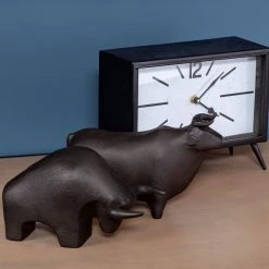 Best deal 🛒 Mercana Tauro I 9L X 4W Gold Cast Aluminum Raging Bull Black 🥰 -Mercana Shop Tauro I 9L x 4W Gold Cast Aluminum Raging Bull 8