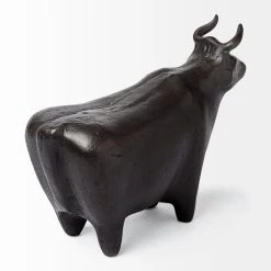 Best deal 💯 Mercana Taurus I 9L X 4W Gold Cast Aluminum Bull Decorative Object 🧨 -Mercana Shop Taurus I 9L x 4W Gold Cast Aluminum Bull Decorative Object 8