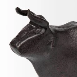 Best deal 💯 Mercana Taurus I 9L X 4W Gold Cast Aluminum Bull Decorative Object 🧨 -Mercana Shop Taurus I 9L x 4W Gold Cast Aluminum Bull Decorative Object 9