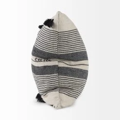 Cheap ✔️ Mercana Thalia 13L X 21W Dark Gray And Cream Fabric Striped And Fringed Decorative Pillow Cover 💯 28 Cheap ✔️ Mercana Thalia 13L X 21W Dark Gray And Cream Fabric Striped And Fringed Decorative Pillow Cover 💯 -Mercana Shop Thalia 13L x 21W Dark Gray and Cream Fabric Striped and Fringed Decorative Pillow Cover 13