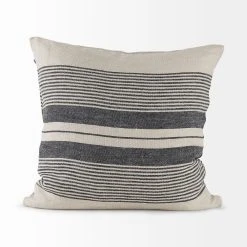 Cheap ✔️ Mercana Thalia 13L X 21W Dark Gray And Cream Fabric Striped And Fringed Decorative Pillow Cover 💯 29 Cheap ✔️ Mercana Thalia 13L X 21W Dark Gray And Cream Fabric Striped And Fringed Decorative Pillow Cover 💯 -Mercana Shop Thalia 13L x 21W Dark Gray and Cream Fabric Striped and Fringed Decorative Pillow Cover 14