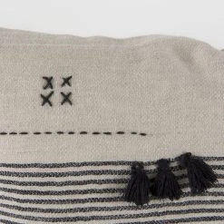 Cheap ✔️ Mercana Thalia 13L X 21W Dark Gray And Cream Fabric Striped And Fringed Decorative Pillow Cover 💯 21 Cheap ✔️ Mercana Thalia 13L X 21W Dark Gray And Cream Fabric Striped And Fringed Decorative Pillow Cover 💯 -Mercana Shop Thalia 13L x 21W Dark Gray and Cream Fabric Striped and Fringed Decorative Pillow Cover 6