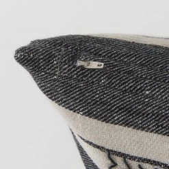 Cheap ✔️ Mercana Thalia 13L X 21W Dark Gray And Cream Fabric Striped And Fringed Decorative Pillow Cover 💯 22 Cheap ✔️ Mercana Thalia 13L X 21W Dark Gray And Cream Fabric Striped And Fringed Decorative Pillow Cover 💯 -Mercana Shop Thalia 13L x 21W Dark Gray and Cream Fabric Striped and Fringed Decorative Pillow Cover 7