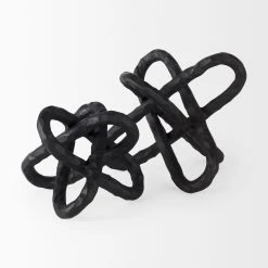 Best Sale ✔️ Mercana Wilhelm I Black Metal Link Decorative Object (Small) - 6.7"W X 6.7"D X 6.7"H 🛒 -Mercana Shop Wilhelm I Black Metal Link Decorative Object 28Small29