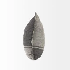 Top 10 👏 Mercana Zadie 14L X 26W Light Gray And Dark Gray Fabric Color Blocked Decorative Pillow Cover ✔️ -Mercana Shop Zadie 14L x 26W Light Gray and Dark Gray Fabric Color Blocked Decorative Pillow Cover 11
