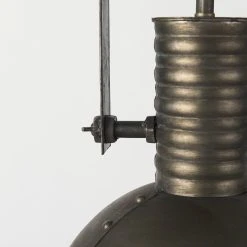 Brand new 🎁 Mercana Zaio Weathered Antique Gold Metal Caged Pendant Light - 13"W X13"D X 19"H ❤️ -Mercana Shop Zaio Weathered Antique Gold Metal Caged Pendant Light 7